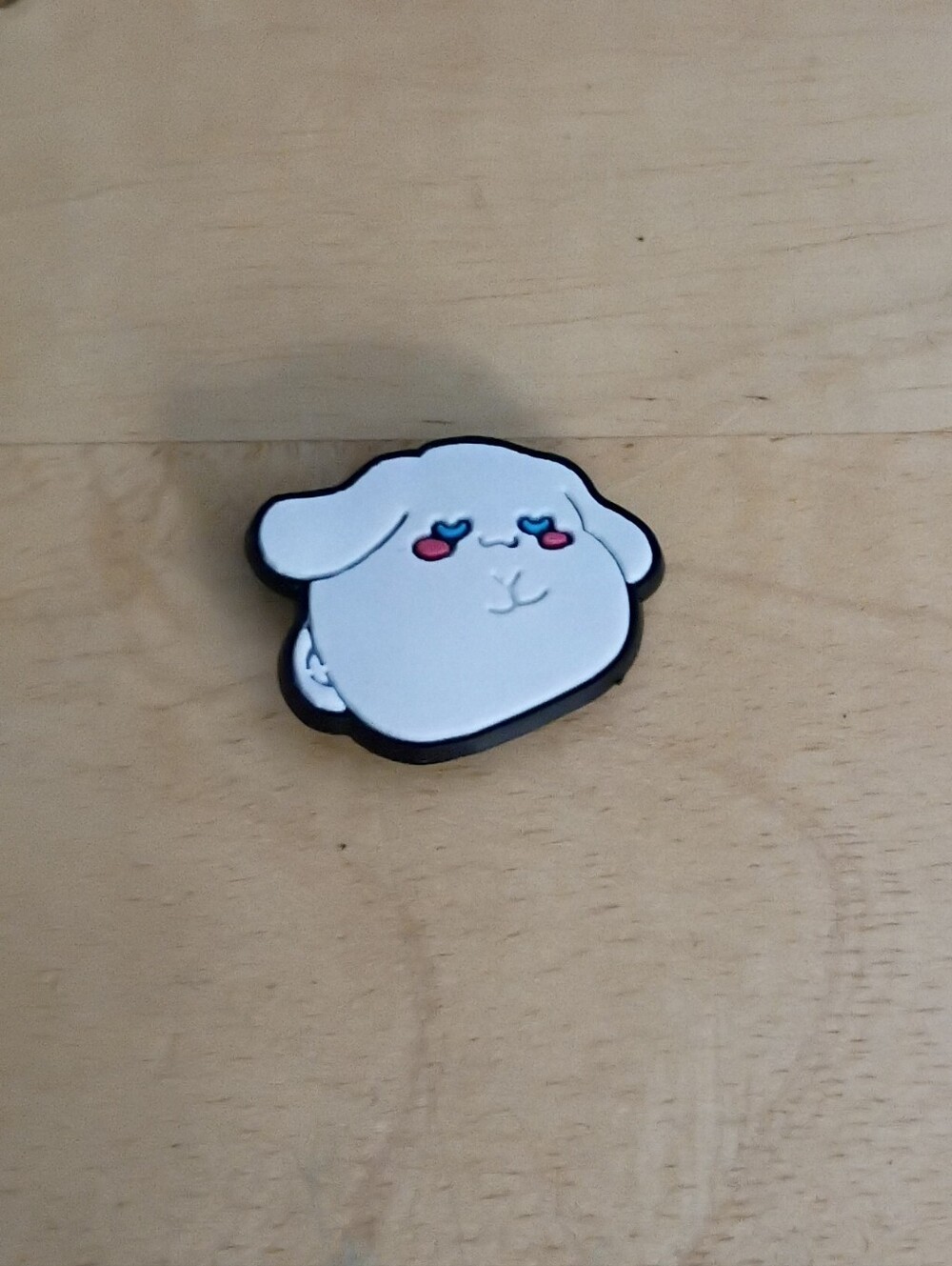 10 for $10 Jibbitz Croc Charms - Sanrio Cinnamoroll Blue Heart Eyes Pink Cheeks3